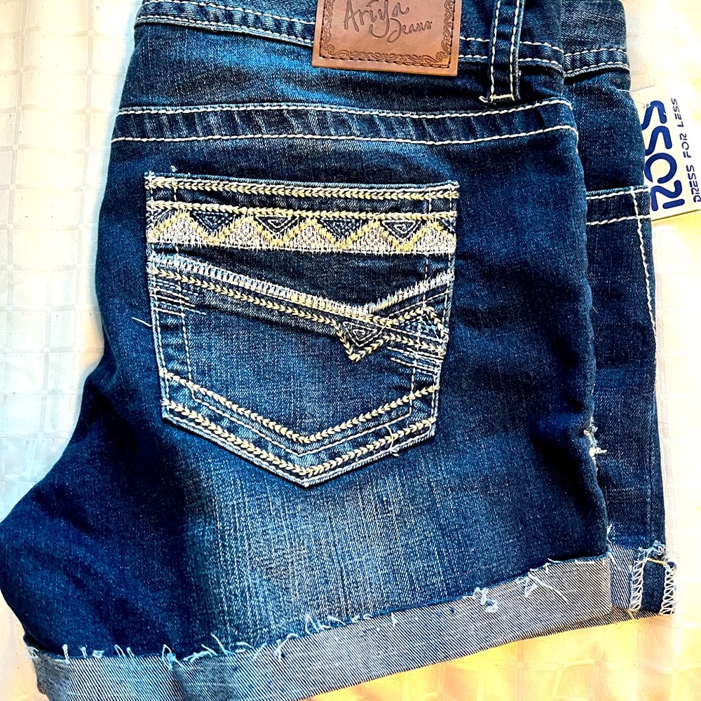 Denim shorts